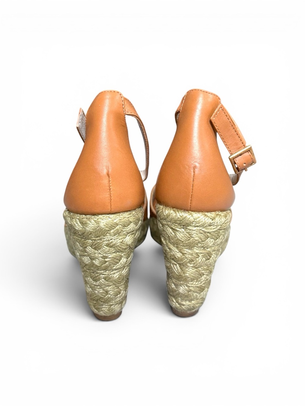 Boden Tan Braided Espadrille Wedge Sandal - Picture 4 of 6